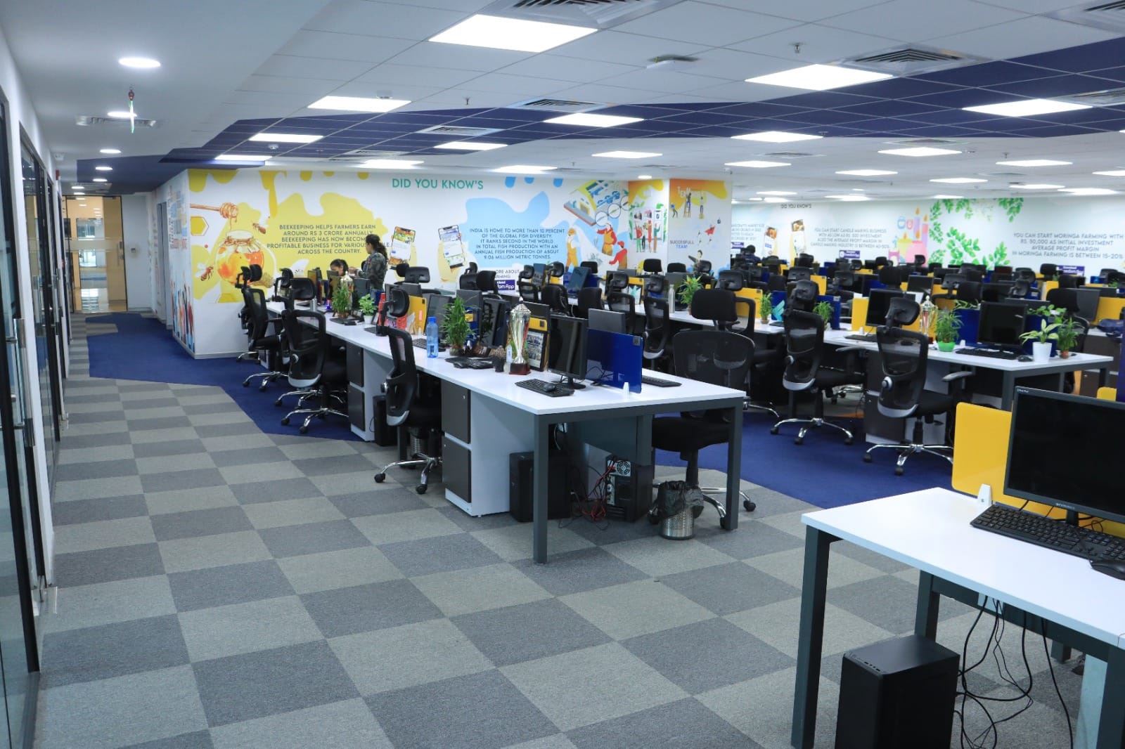 Brand-new office spaces for lease in Banashankari Bangalore.
