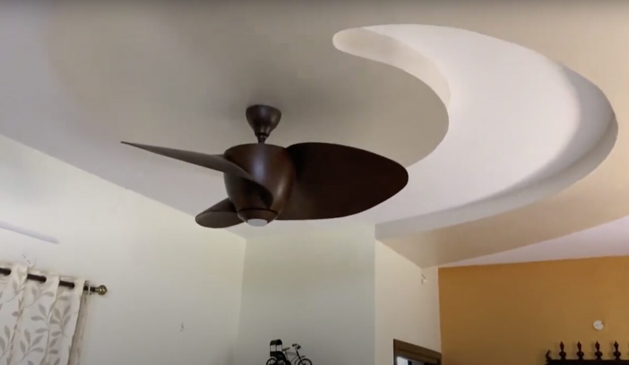 Dining ceiling with Flower Fan